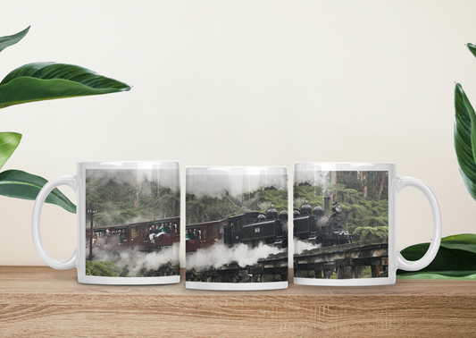 Coffee Mug - 14A Puffing Billy Trestle Bridge