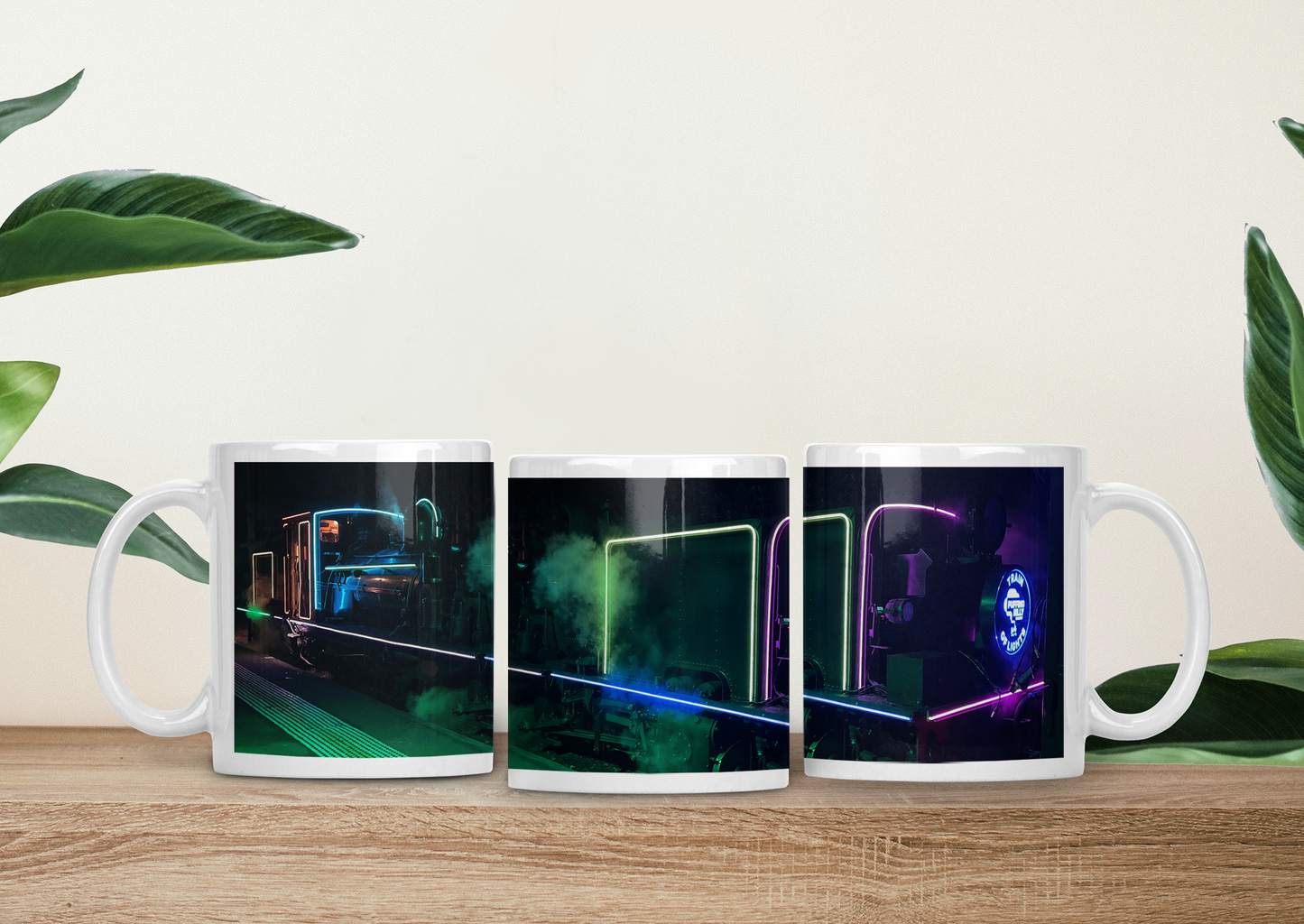 Coffee Mug - Puffing Billy Train of Lights