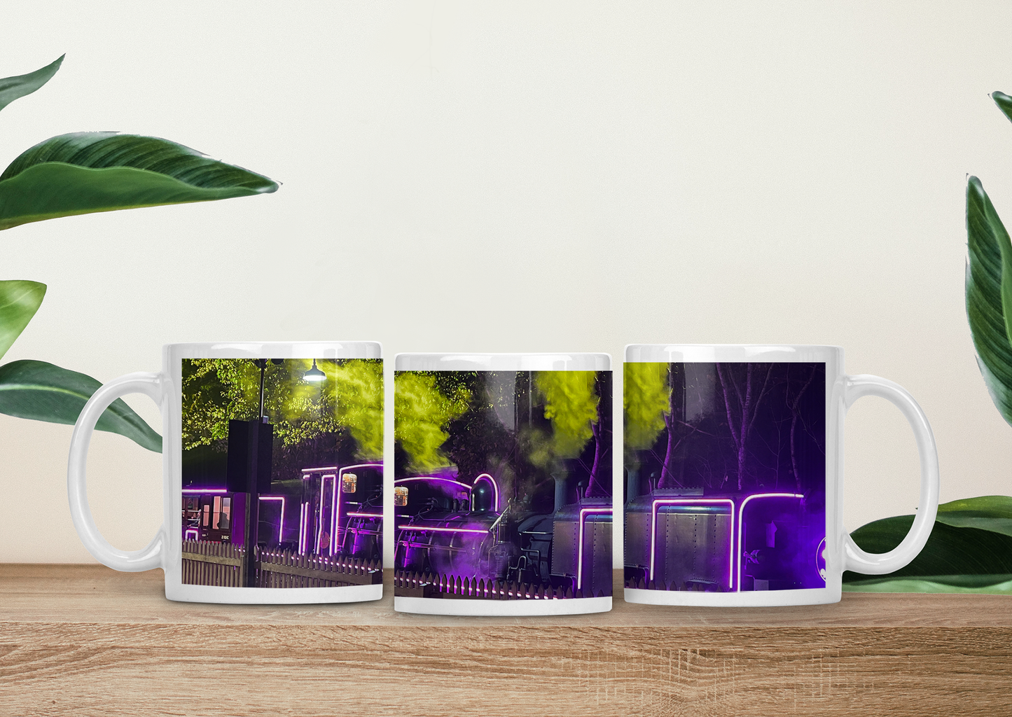 Coffee Mug - Puffing Billy Train of Lights